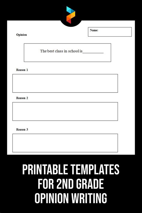6 Best Printable Templates For 2nd Grade Opinion Writing - printablee.com