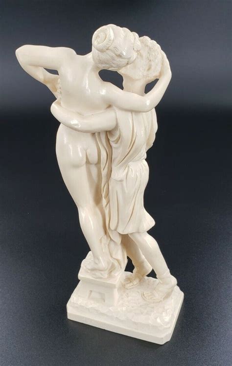 A Santini Italian Sculpture Pygmalion And Galatea Nude Kissing Classic