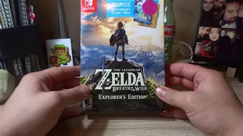 The Legend Of Zelda Breath Of The Wild Explorers Edition Unboxing Youtube