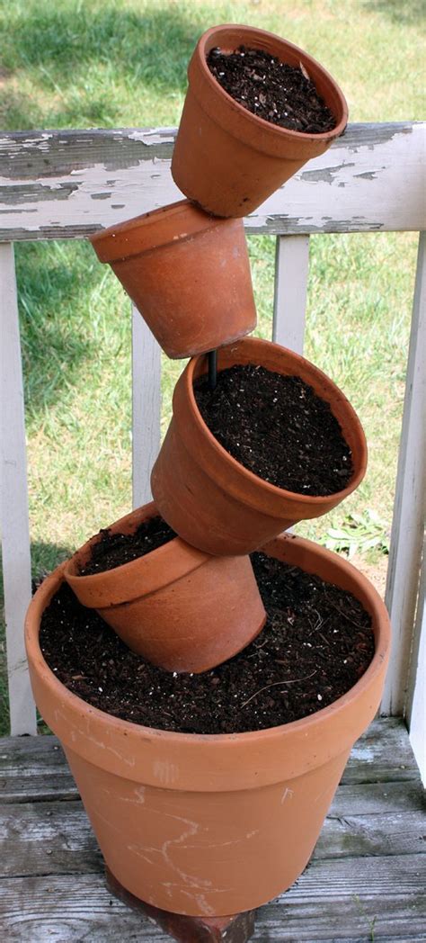 Ridge Stacker Flower Pots Outdoor Clay Pot Projects