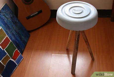 3 Ways to Make a Concrete Stool - wikiHow