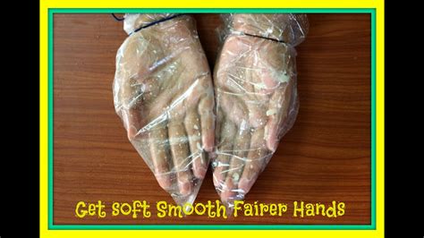 How To Get Soft Smooth Fairer Hands Home Remedy For Rough And Dry Hands Stapes Wrinkles