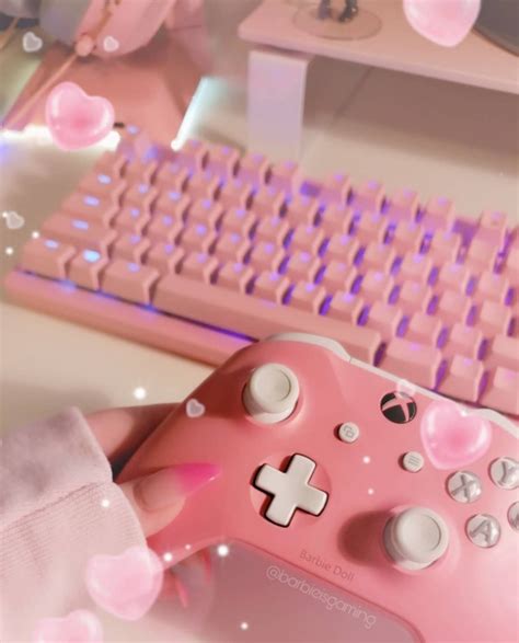 Pink Gaming Pink Games Video Game Room Design Pink Aesthetic