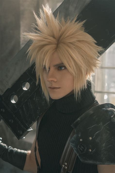 Cloud Strife Final Fantasy Cosplay Wig Etsy