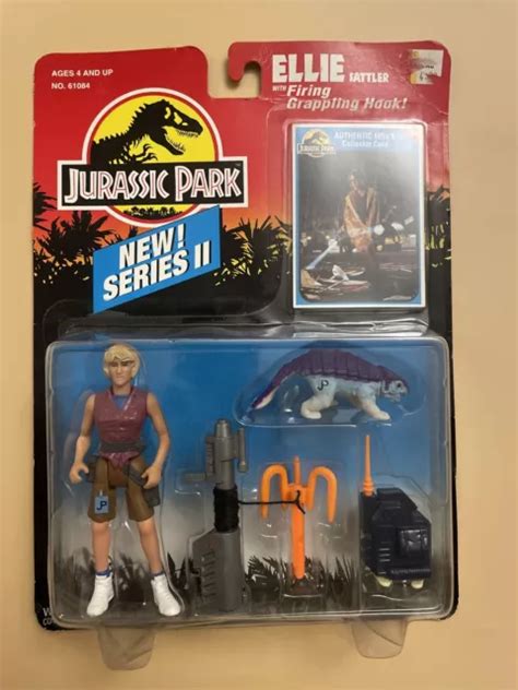 Jurassic Park Series Ii Ellie Sattlerandgrappling Hook Vtg 1993 Figure New Kenner 3995 Picclick