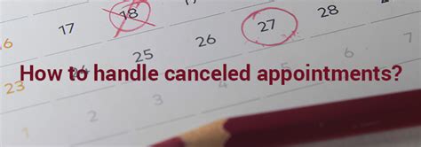 How To Handle Canceled Appointments Blog