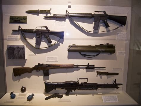 Vietnam War Weapons M16 Rifle M14 Rifle Grenades Machin Michael