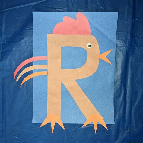 Uppercase Letter R Craft For Preschool Home With Hollie