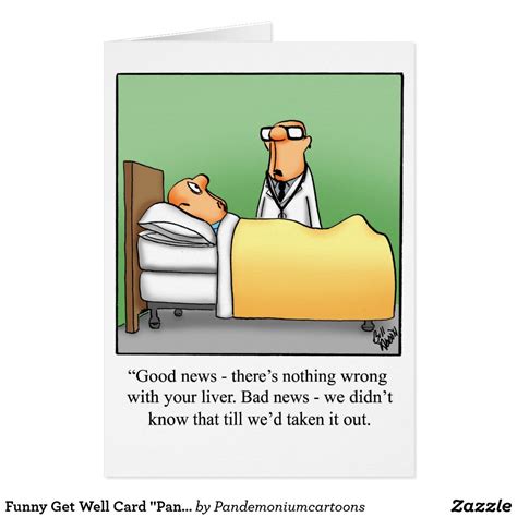 Funny Get Well Card Pandemonium Style In 2021 Funny