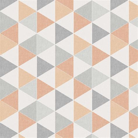 Scandi Triangle By Arthouse Orange Wallpaper Wallpaper Direct In