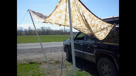 Mounted to bed bars using pole to pole alligator brackets. Tent Poles DIY by AA1PR - YouTube