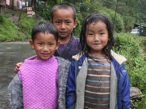 Bhutan's population can be called in many ways, one large family. Bhutan People Photos