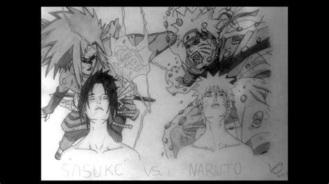 Naruto Vs Sasuke Draw Youtube