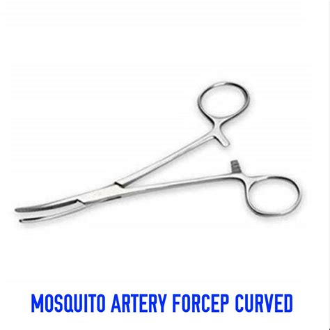 Meditech Global Stainless Steel Mosquito Artery Forceps Curved At Rs