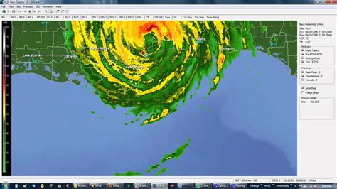 Hurricane Katrina Radar Loop 2005 Youtube
