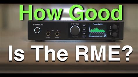 Rme Adi 2 Pro Audio Dac Review How Does It Sound Youtube