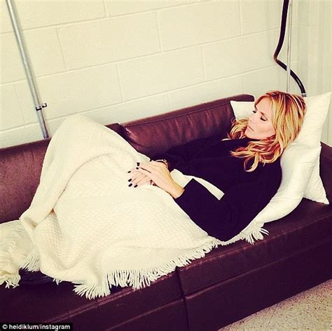 Heidi Klum Shares Photos Passed Out While Working On Americas Got