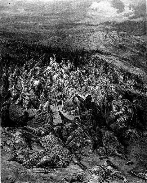 Gustave Doré Two Hundred Knights Attack Twenty Thousand Saracens