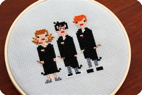 You can stitch each one up individually or together for a larger piece. little lovelies: harry potter cross stitch