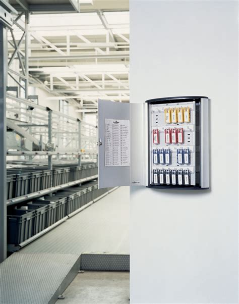Durable Key Box Wall Mount 72 Key Capacity Units Key Hooks