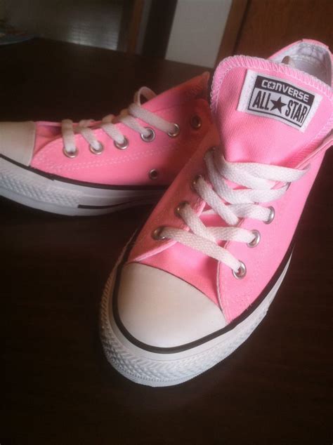 Light Pink Converse Perfect For Any Outfit But When I Wear These With