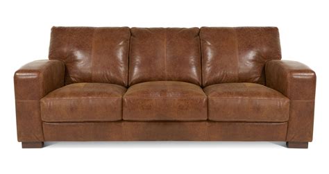 Dfs Emperor Brown Couch Italian Leather Sofa Ranch Natural Leather
