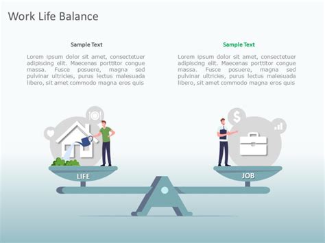 Editable Work Life Balance Templates For Powerpoint Slideuplift
