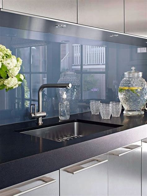 30 Interior Design Ideas For Kitchen Glass Back Wall Avso