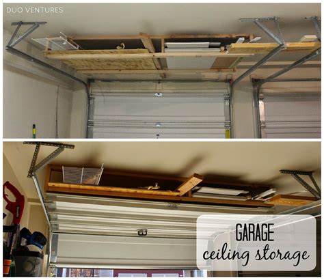 Duo Ventures The Garage Ceiling Storage Diy Overhead Garage Storage