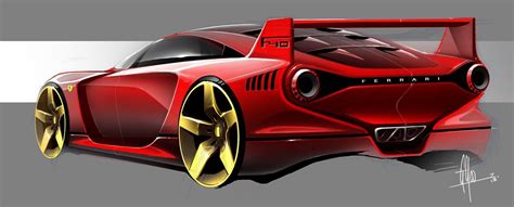 Classic Ferraris Served As Inspiration For These Futuristic Designs