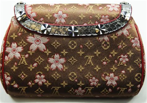 Louis Vuitton Takashi Murakami Monogram Satin Cherry Blossom Set Of Sandal And Bag For Sale At