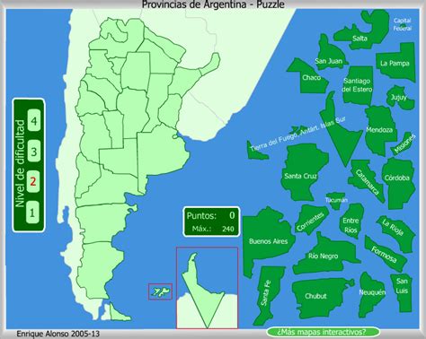 Puzzle Provincias De La Argentina Jugar Desde Aquí Serbal