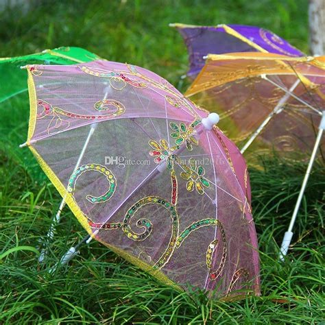 2020 Mini Small Umbrella Children Dancing Props Craft Lace Embroidery