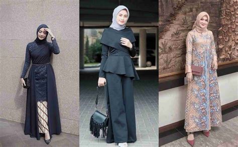 22 Model Baju Style Hijab Kondangan Remaja Casual