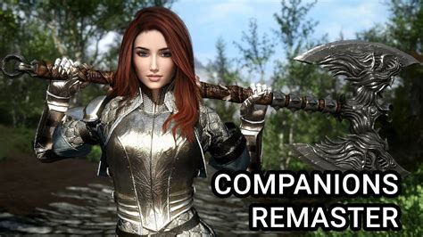 Skyrim How To Remaster Companions Guild Companions Mod List