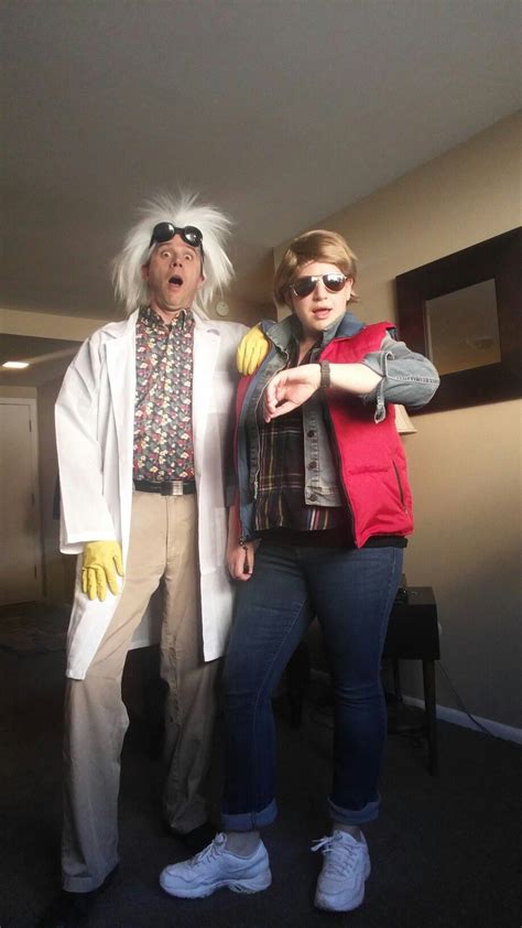 Back To The Future Couples Costume Cute Couple Halloween Costumes