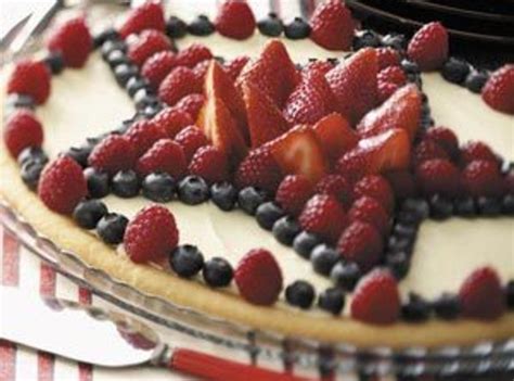 President zachary taylor died in 1850 after eating spoiled fruit at a july 4 celebration. 4th of July Cream Cheese Fruit Tart Recipe | Just A Pinch ...