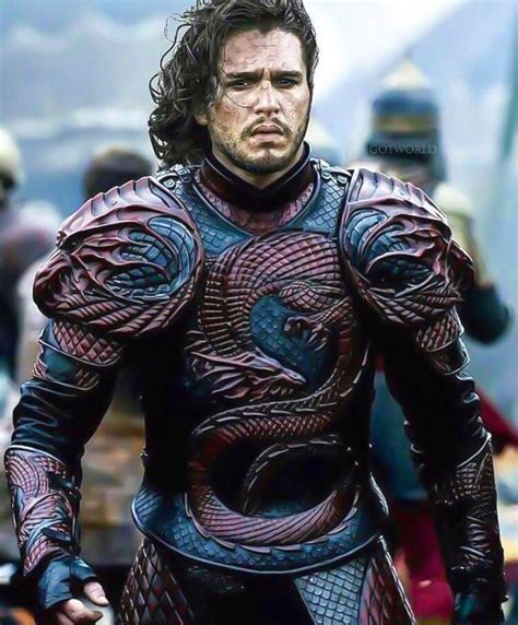 I Wish They Had Given Us Jon In Some Fancy Armor Targaryen Or Stark Like The Artwork From The