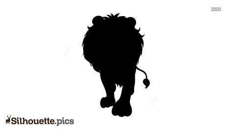 Cartoon Lion Silhouette Pic Silhouettepics