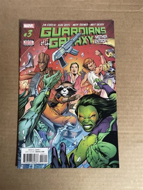 Guardians Of The Galaxy Mother Entropy 3 First Print Marvel Comics 2017 399 Picclick