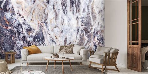 Grey Marble Wallpaper Wallsauce Ca