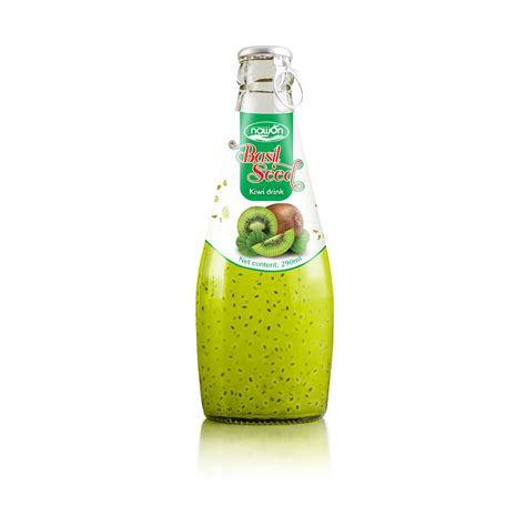 Learn how to make a healthy beverage with sweet basil seeds. 290ml NAWON Bottle Chia seed drink with Lychee - NAWON ...