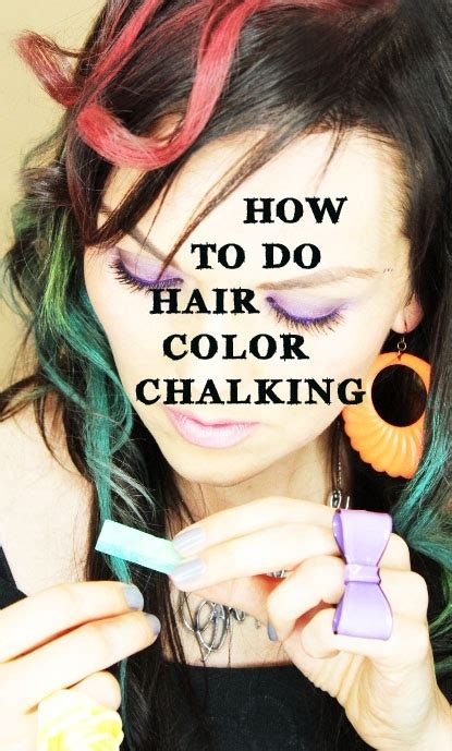 Diy Chalk Hair 1 Get Soft Color Pastels Not Oil From