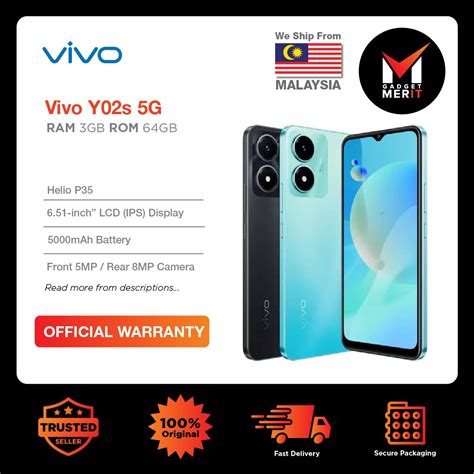 Vivo Y02s Smartphone Mediatek Mt6765 Helio P35 651 Ips Lcd