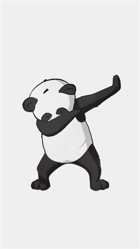 Yo Its A Dabbing Panda Dab On Bro Pandas Ilustrações Wallpapers