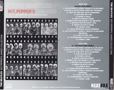 Beatles Cd Sgt Peppers Naked Collection
