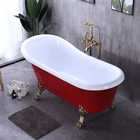 I take lots of baths and found it noisy and in fact irritating to sit in a tub that is buzzing all the time. Vanity Art 67" x 32" Clawfoot Soaking Bathtub & Reviews ...