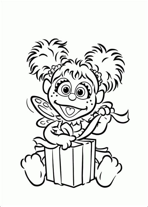 Have fun coloring your favorite sesame street episode characters and sesame street movie scenes like cookie monster, elmo, big bird, ernie, rosita, grover, oscar, abby cadabby, bert, abby cadabby and many more. 95 best images about Elmo/Abby Party Ideas on Pinterest ...