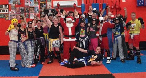 Grimsby Freestyle Kickboxing Club Santa Pays An Early Visit To Gfkc