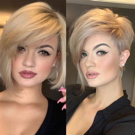 With the help of different materials they can add color or lengths to their hair, to make forelock or fabulous curls. Female Pixie Hairstyles and Haircuts in 2021 - Pixie Cut ...